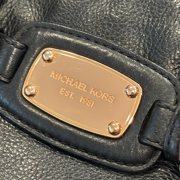 Michael Kors Bag Vintage Rose Gold Hamilton Pebbled Leather Chain Tote Bag - Picture 14 of 17